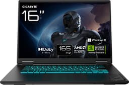 Productfoto van GIGABYTE GAMING A16 3VHK3EE893SH - Gaming Laptop - 16 inch - RTX 5060 - Ryzen 7 - 16GB/512GB
