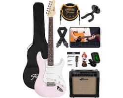 Finesse Elektrische Gitaar Starter Set - Roze