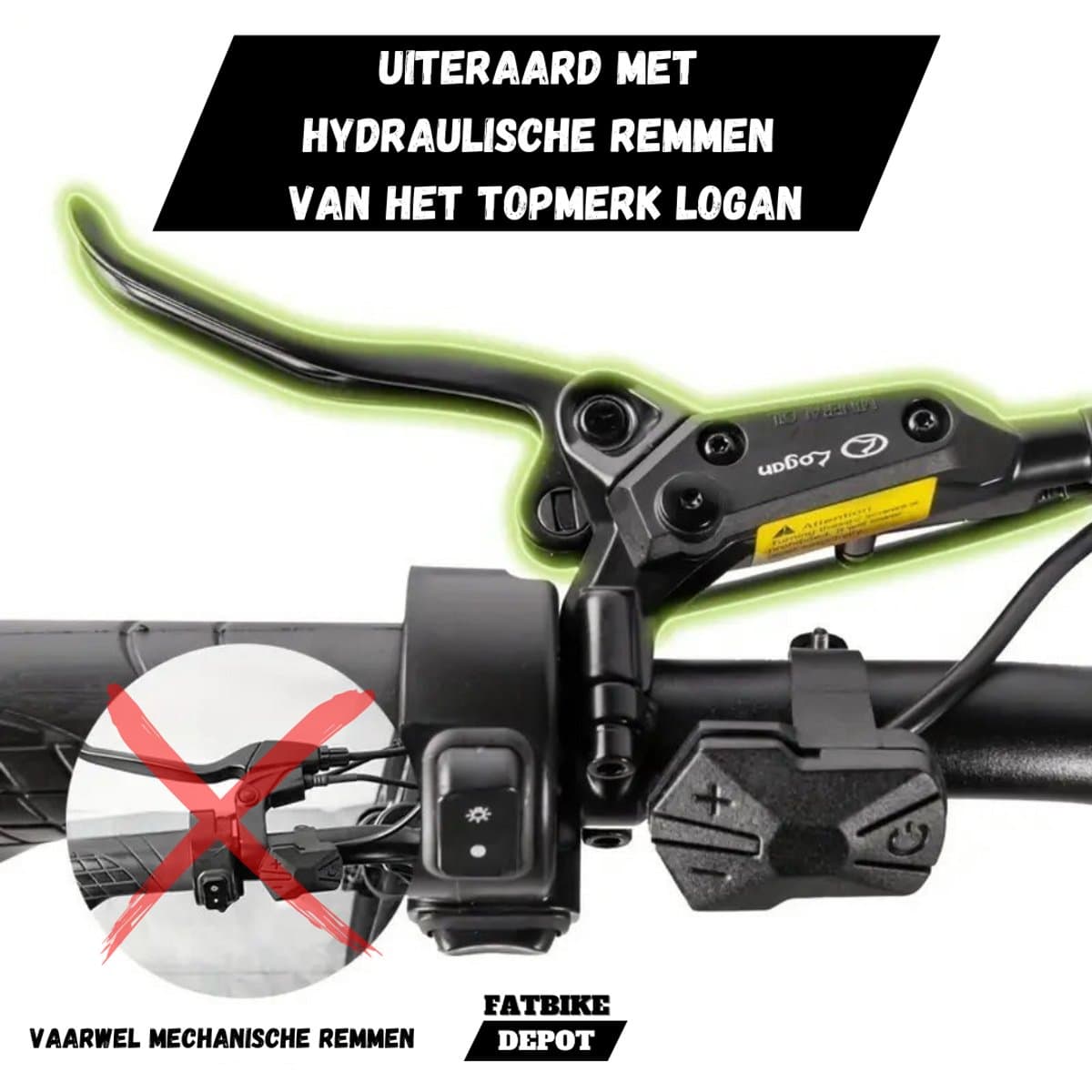 QM V20 PRO Fatbike - 250W hydraulische remmen, €949