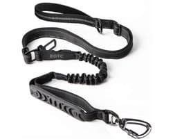 BOTC 4 in 1 Hondenriem - tot 200 CM - Reflecterend - Stevige Nylon hondenlijn - Riem voor Honden - Zwart