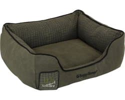 Happy-House Casual Living - Hondenmand - Groen-Grijs - L - 75 x 95 cm