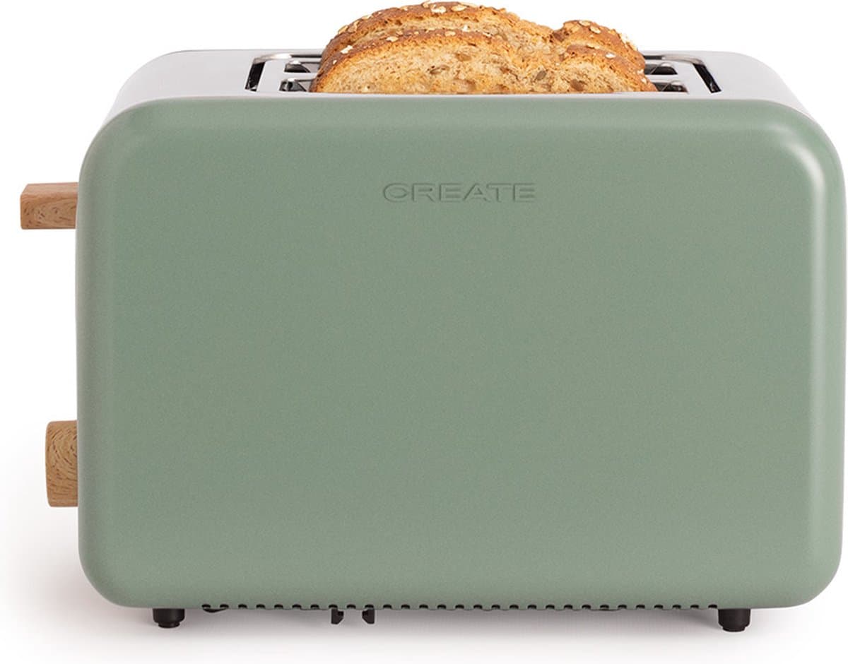 CREATE - Broodrooster - Voor Medium - 6 niveaus - 850W - Sage - TOAST RETRO