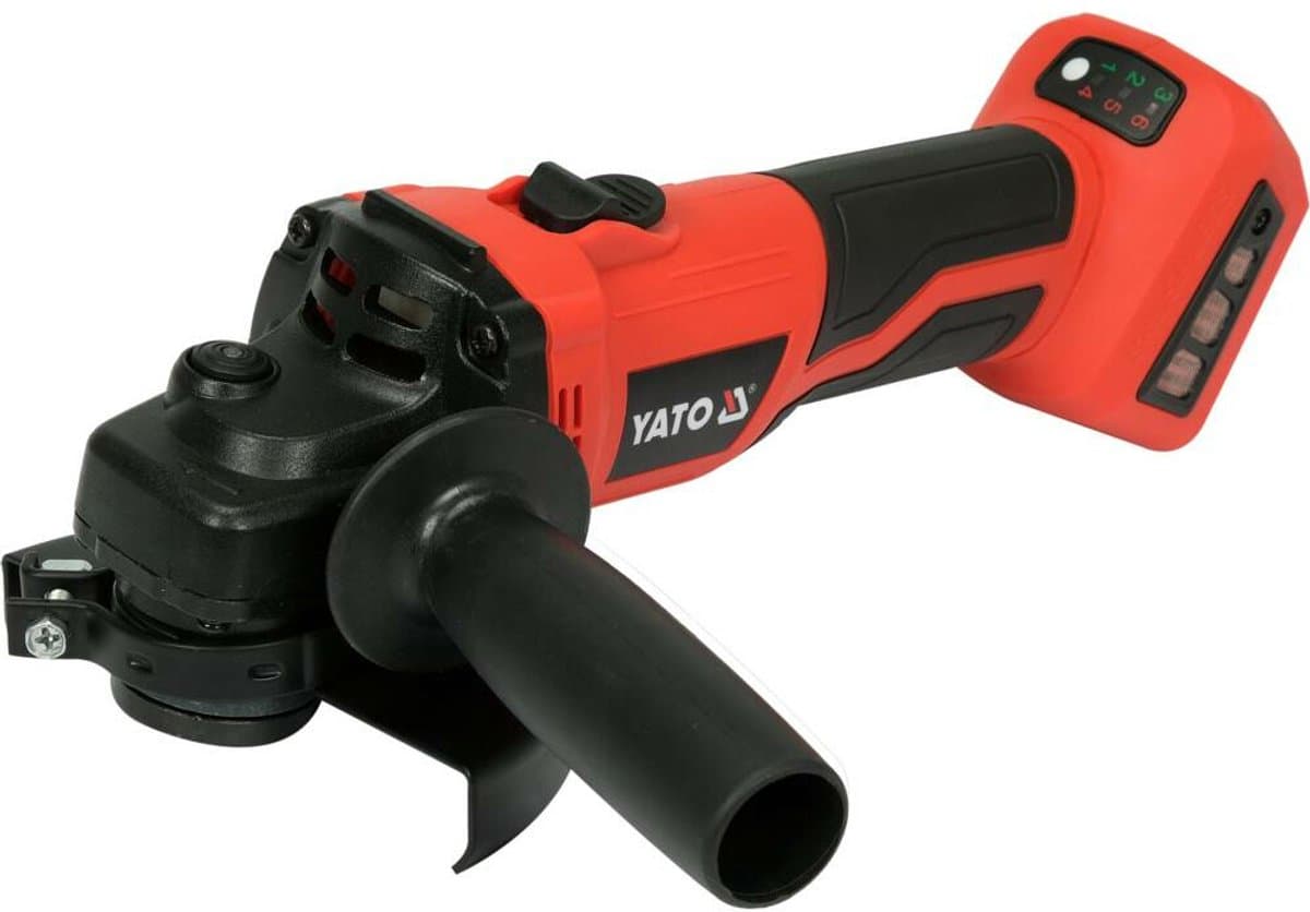 YATO YT-828295 - Haakse slijper - 18V accuvoeding - 125 mm schijf - 4 Ah Li-Ion