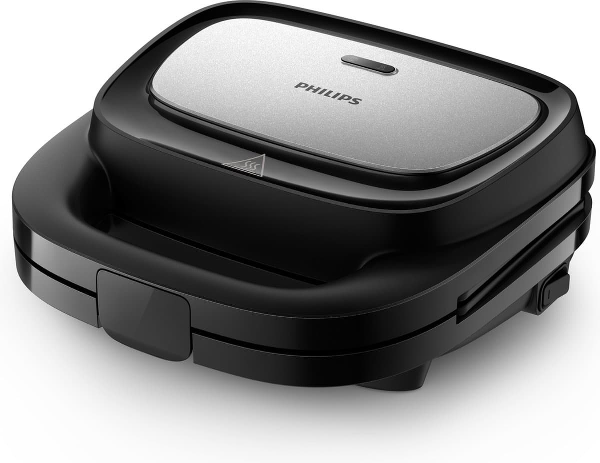Philips 5000 Sandwichmaker - 3 platen, 750W, antiaanbaklaag