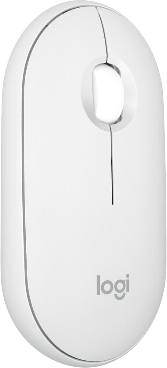 Logitech Pebble 2 M350s - Draadloze Muis - Bluetooth - 4000 dpi - Off White