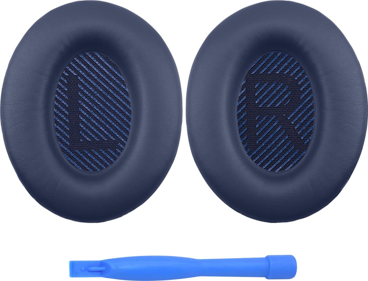 Vervangende Oorkussens voor Bose QuietComfort 35 (QC35) Bose Quiet Comfort 35 II (QC35 II) Over-ear Hoofdtelefoon van MMOBIEL - Protein PU Koptelefoon Oorkussens - Hoofdtelefoon Earpads – Blauw