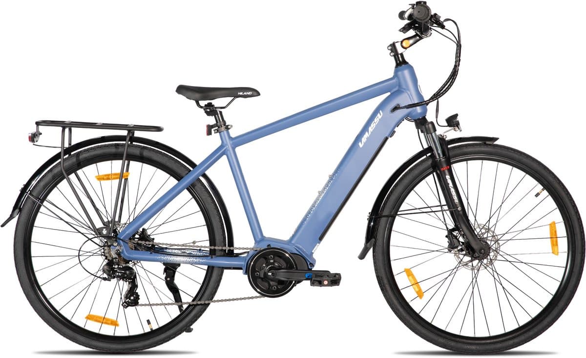 HILAND Allanton Elektrische Mountainbike 27,5 inch – E-MTB Unisex met Hydraulische Schijfremmen – 250W Motor – 36V 10.4Ah Accu – 7 Versnellingen