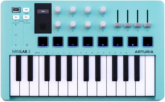 Arturia MiniLab 3 Aquamarine - Midi Keyboard