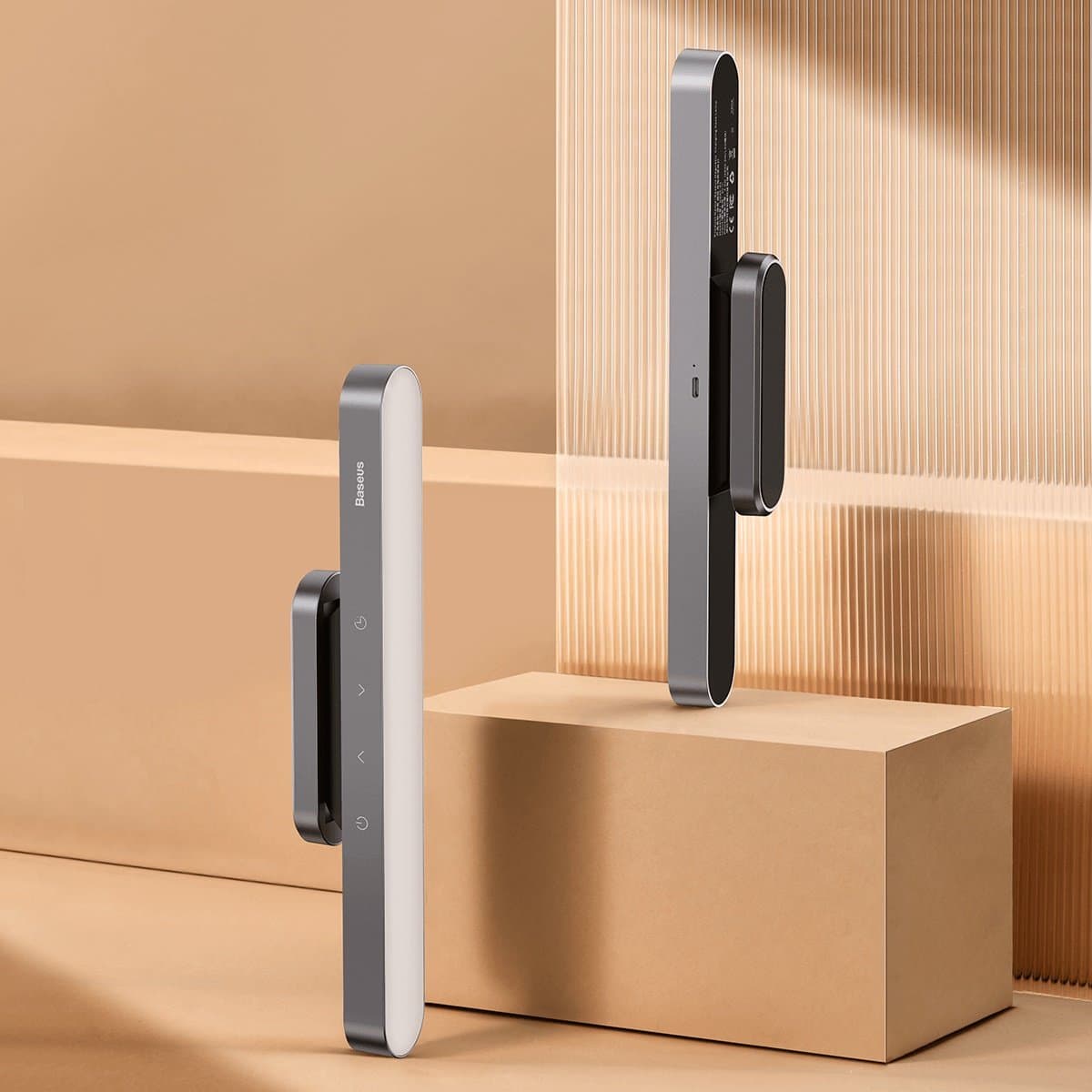 Baseus Draadloze Bureaulamp - Dimbaar & Magnetisch