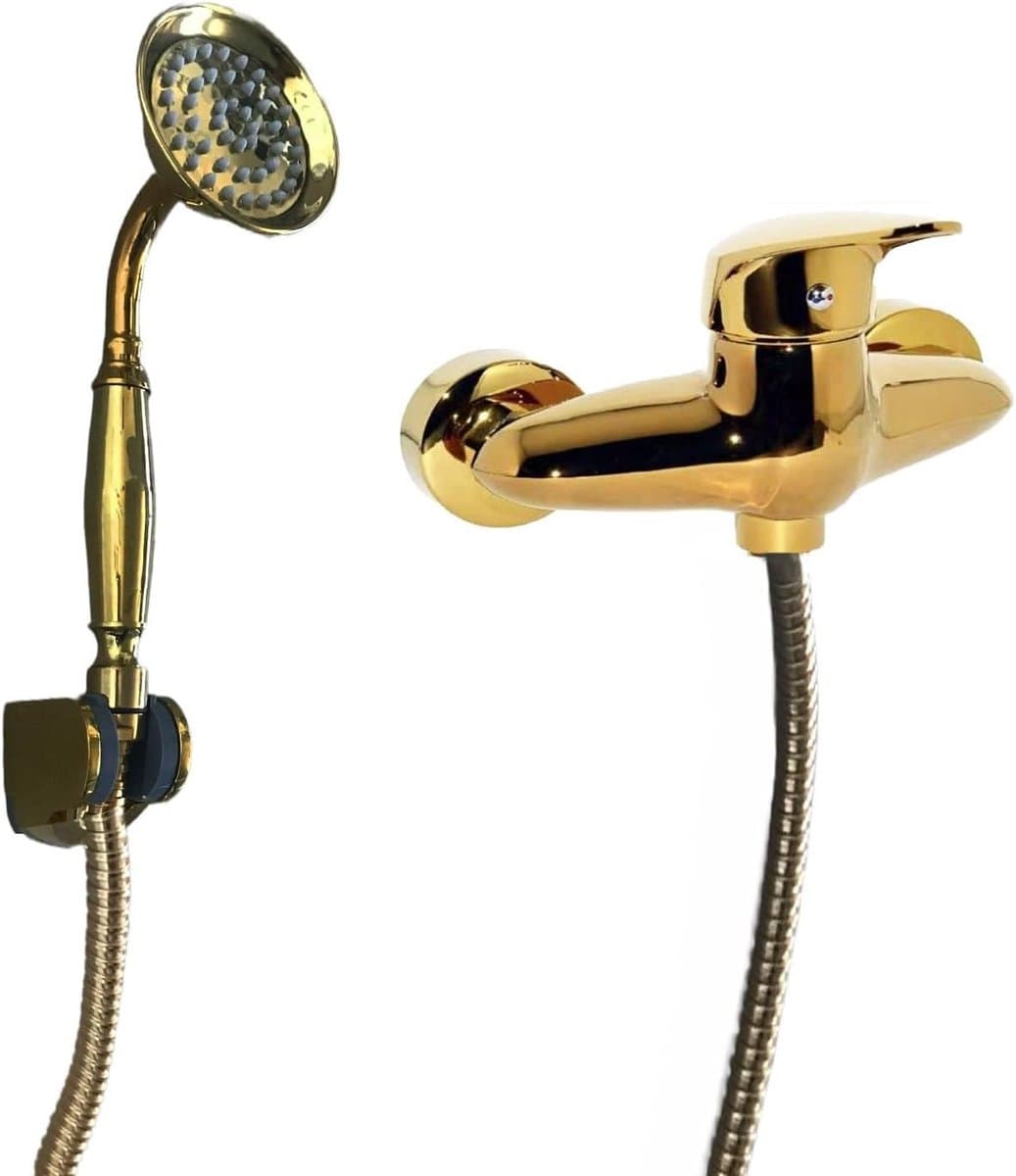 Buitendouche Set - Douche Buiten - Ontspannen Buiten - Complete Installatie - Niet Gespecificeerd - Goudkleurig