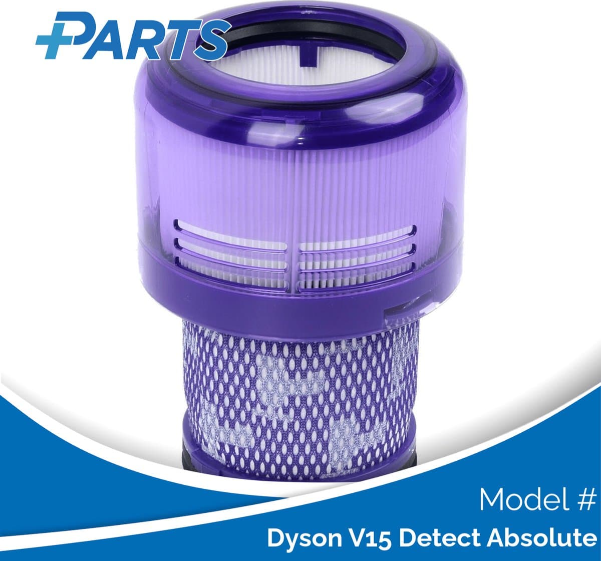 Dyson V15 Detect Absolute Filter (Plus.Parts® alternatief voor 970013-02)