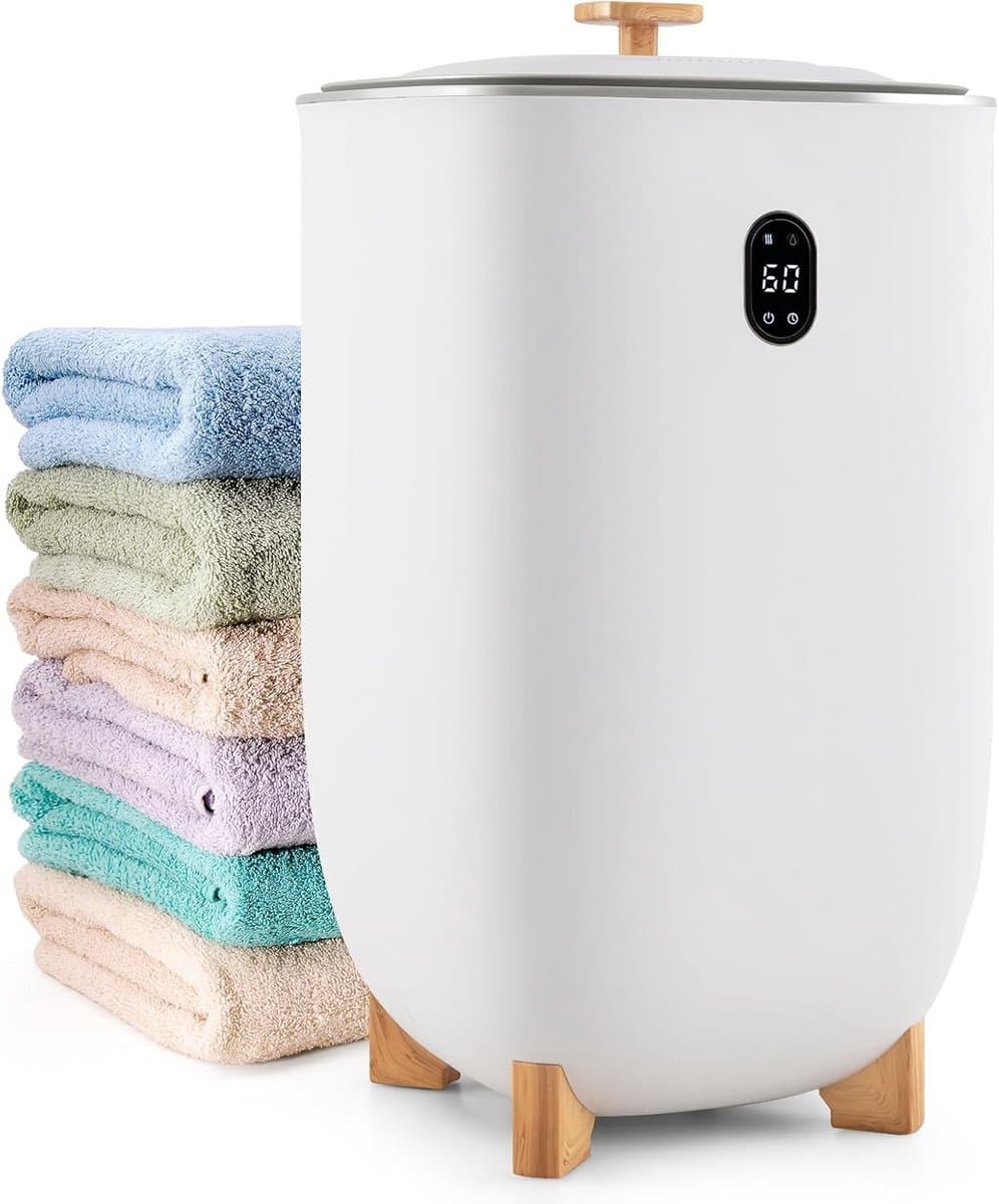 Handdoekwarmer - Badkamer verwarming - Ontspannen sfeer - Grote capaciteit - 35 liter - Wit