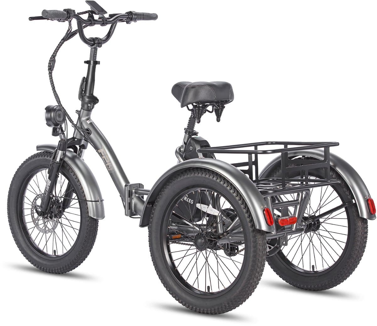 Fafrees F20 Mate Opvouwbaar Elektrisch Driewieler – 48V 20Ah Accu, 110km Bereik, 20"x3.0" Vetbanden, Hydraulische Remmen – Zwart