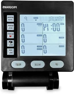 Productfoto van Roeimachine Display - Fitness Meter Odometer - Training Bijhouden - App Connectiviteit - 123x126x47mm - Zwart