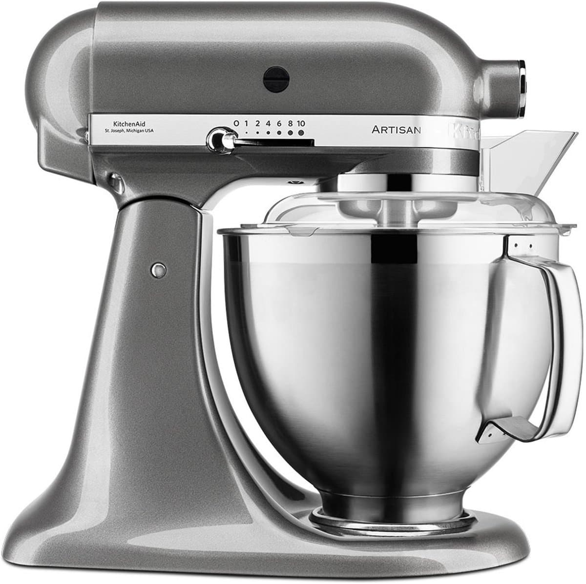 KitchenAid Artisan Mixer - 300W Zilver, 10 Snelheden