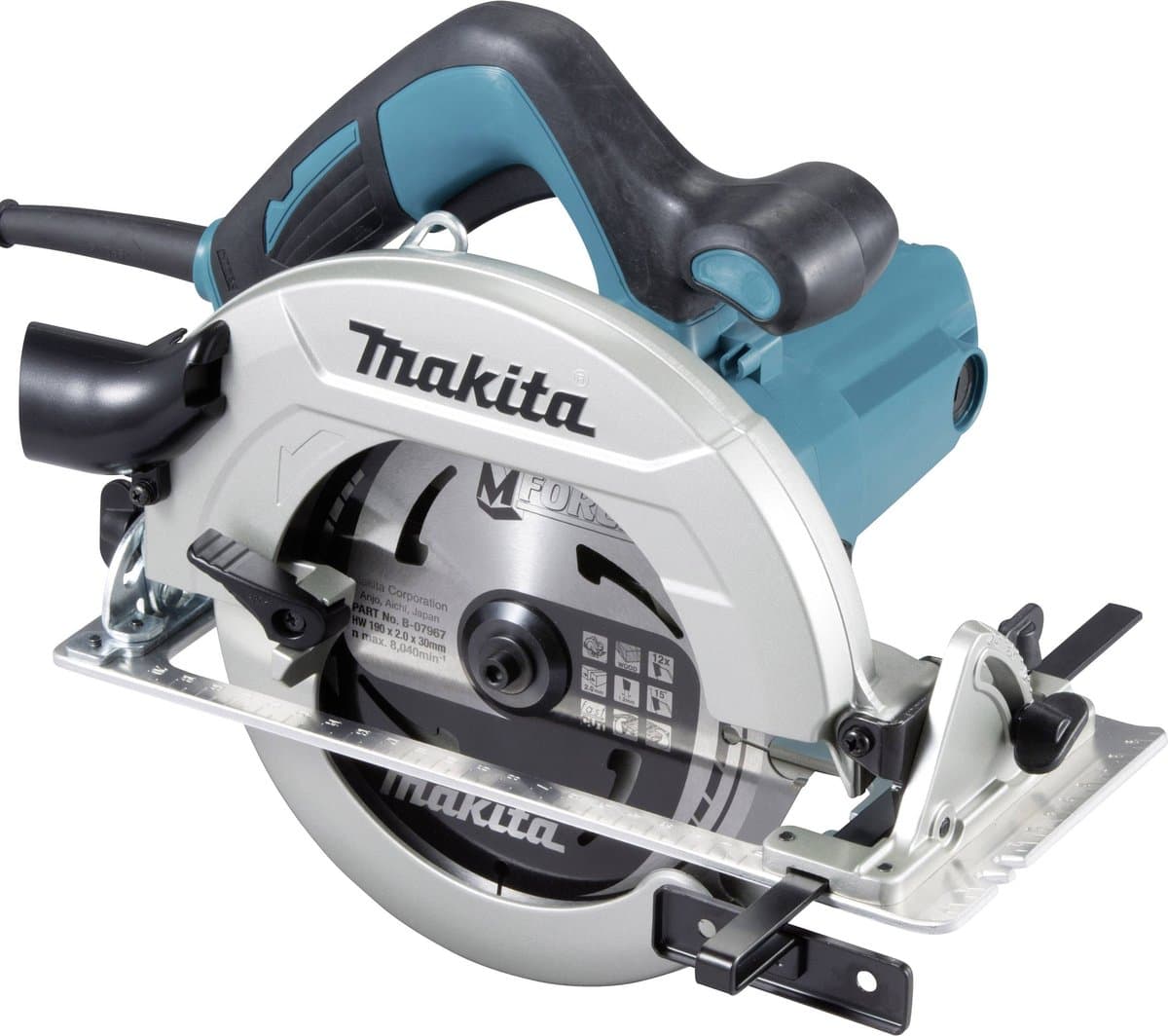 Makita HS7611 Cirkelzaagmachine: 1600W, 190mm, 3,9kg - afbeelding 1
