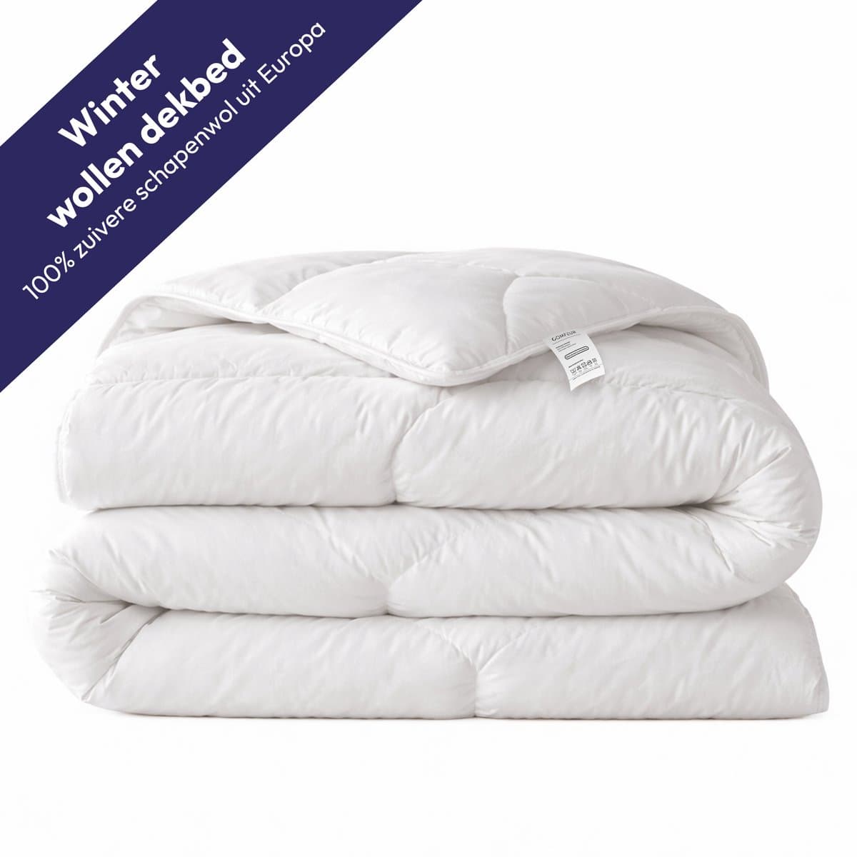Comfeur Winterdekbed - Wollen Dekbed Lits-Jumeaux 240x220