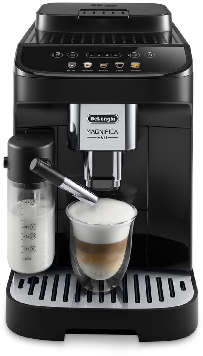 DeLonghi Magnifica Evo Serie - Volautomatische Espressomachine - LatteCrema Systeem - Automatisch - 15 Bar