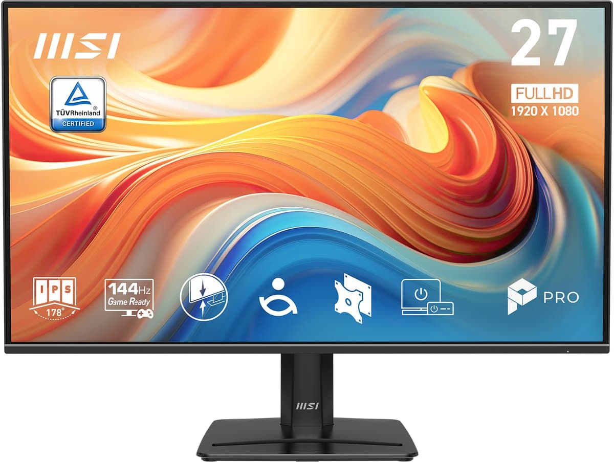 MSI PRO MP271 E14A - Full HD Monitor - 144hz - 27 inch - Speakers
