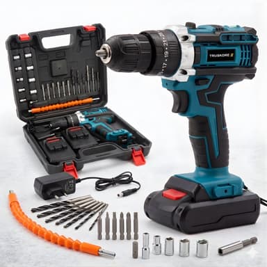 Truskore 21V accuboormachine met 2 accu's