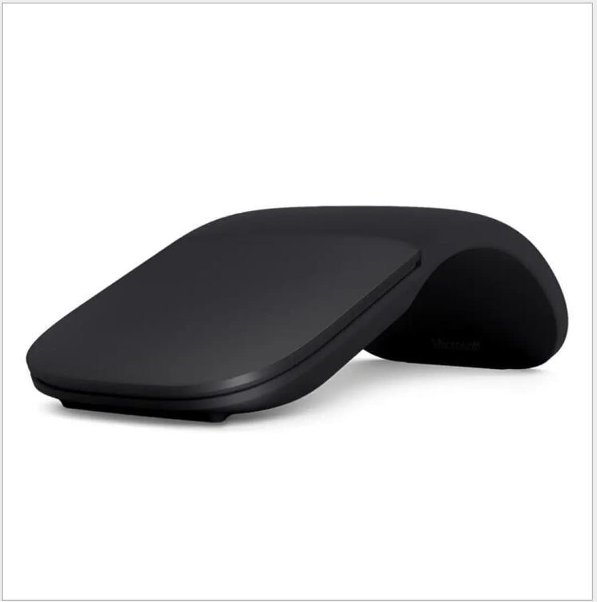 Draadloze ultradunne opvouwbare Bluetooth-muis met aanraakfunctie (zwart)