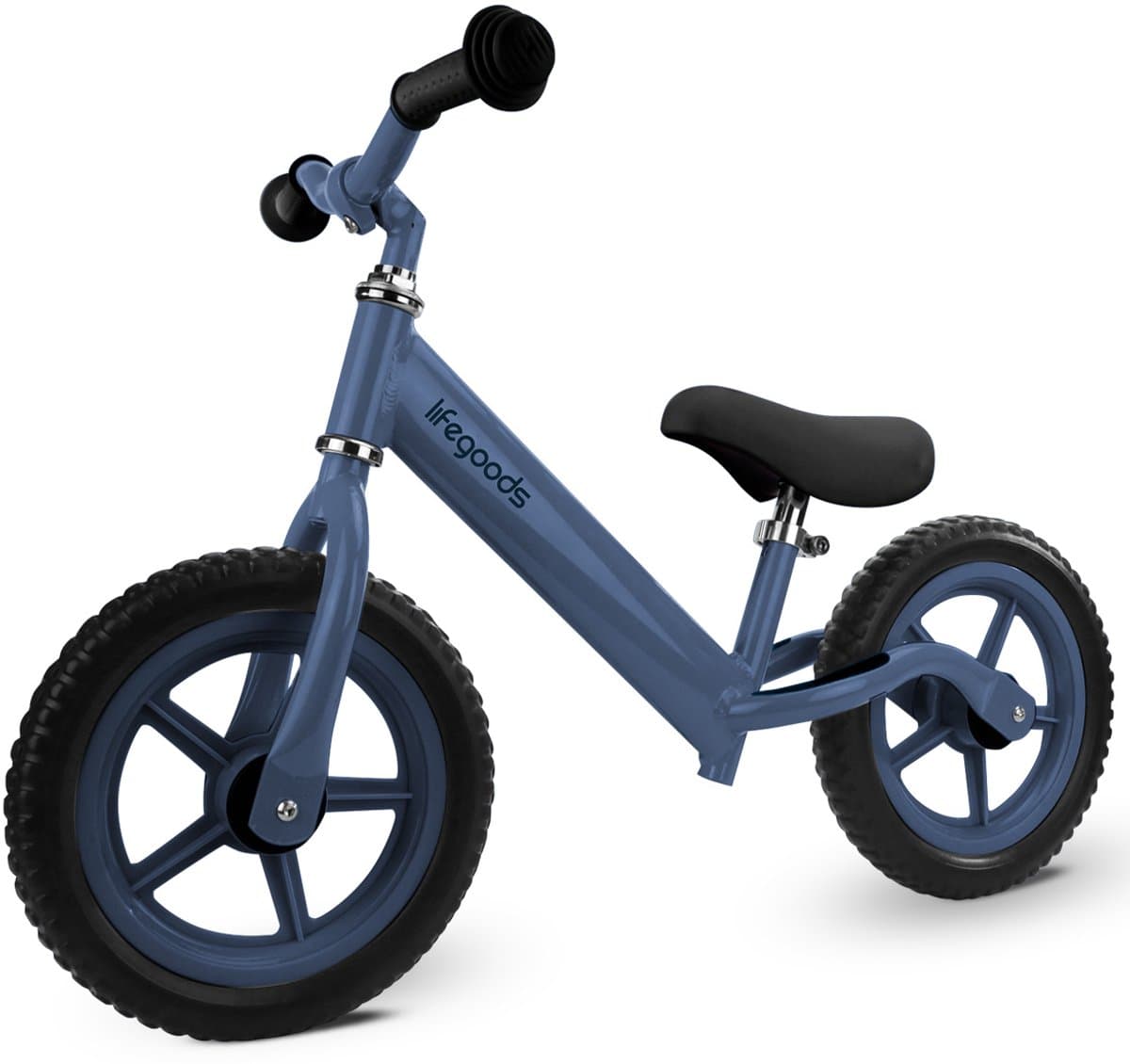 LifeGoods Loopfiets - Speelgoed 2 jaar en ouder - Jongens en Meisjes - Balance Bike - Loopfietsje - Marineblauw
