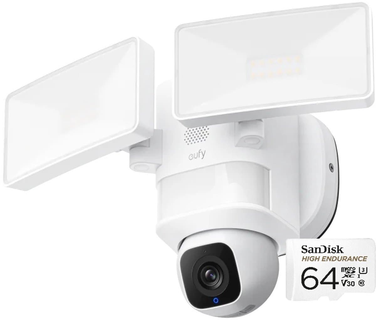 eufy Security E30 Floodlight Camera Bundle – 360° Pan & Tilt met 2K en AI - afbeelding 1