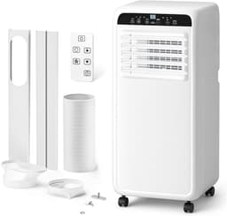 Productfoto van Draagbare Airco - Mobiele Unit - Ruimte Koelen - 3-in-1 Functie - 9000 BTU - Wit