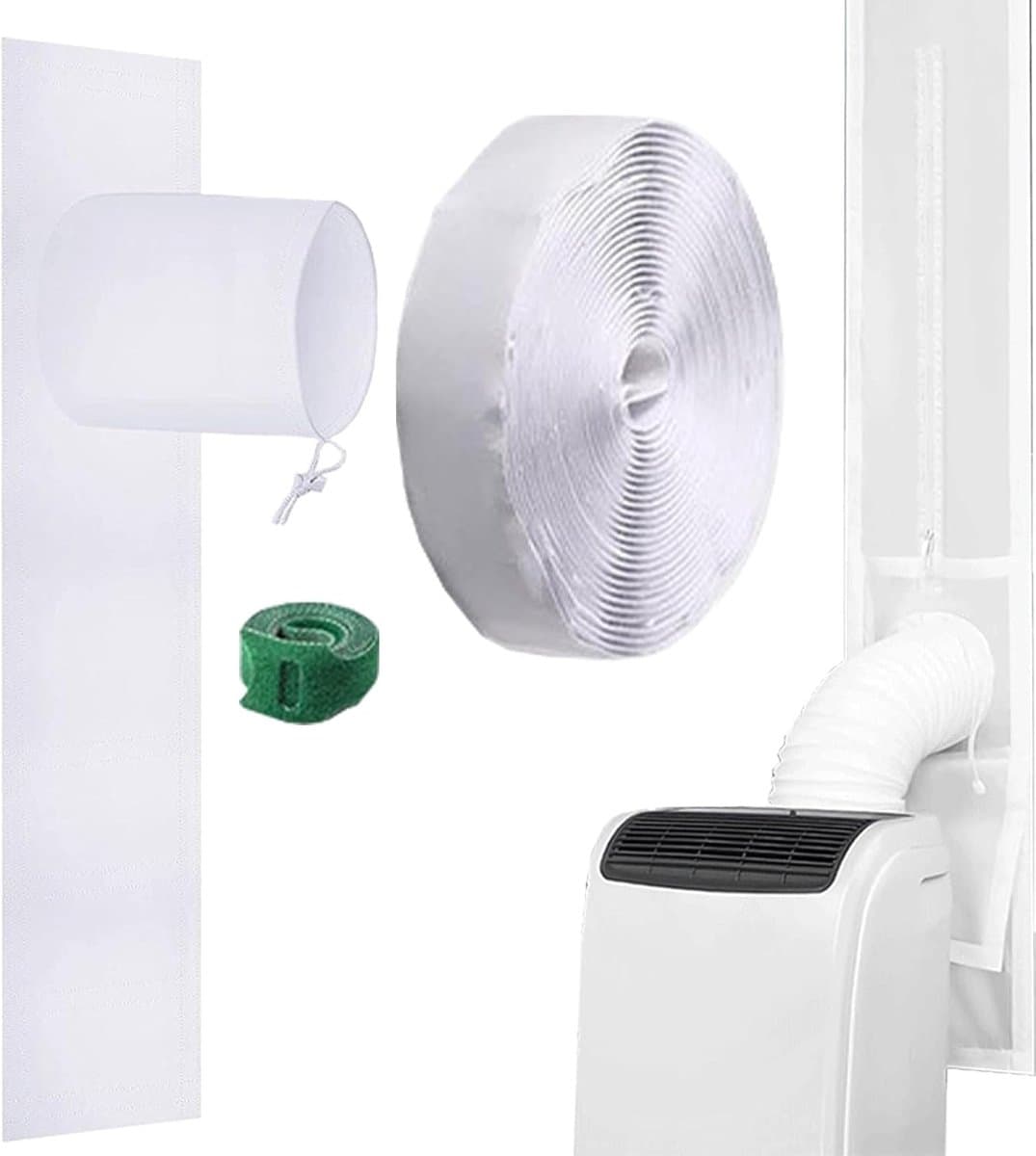 Raamafdichting Universeel voor Mobiele Airco en Condensdroger - Eenvoudige Montage