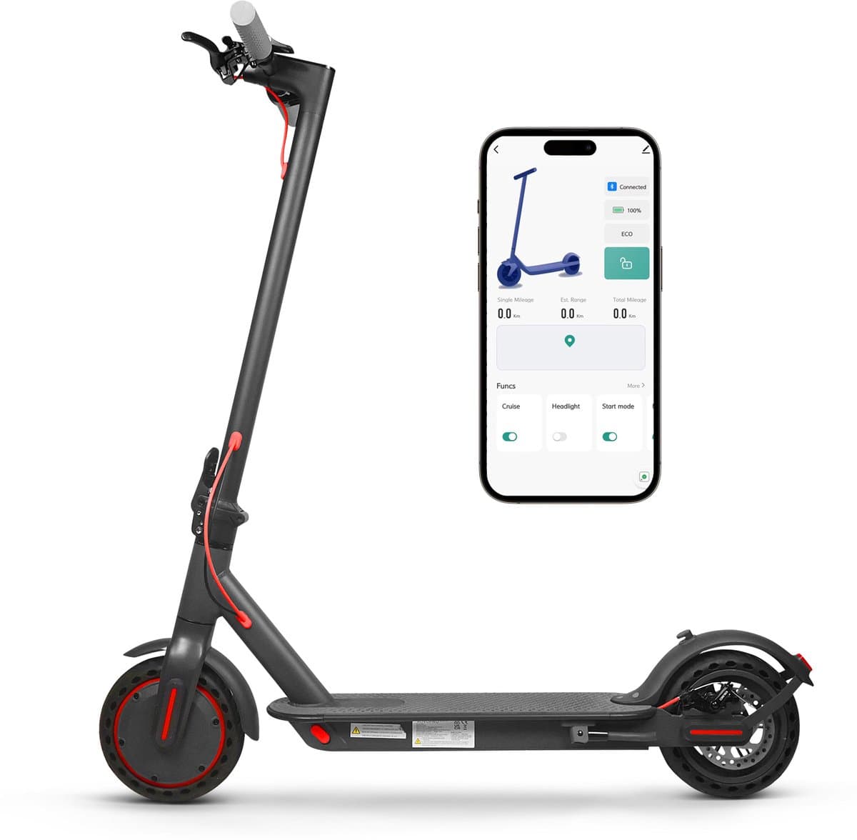 AOVOPRO TUYA Elektrische Step – 250W, 25 km/u, opvouwbaar