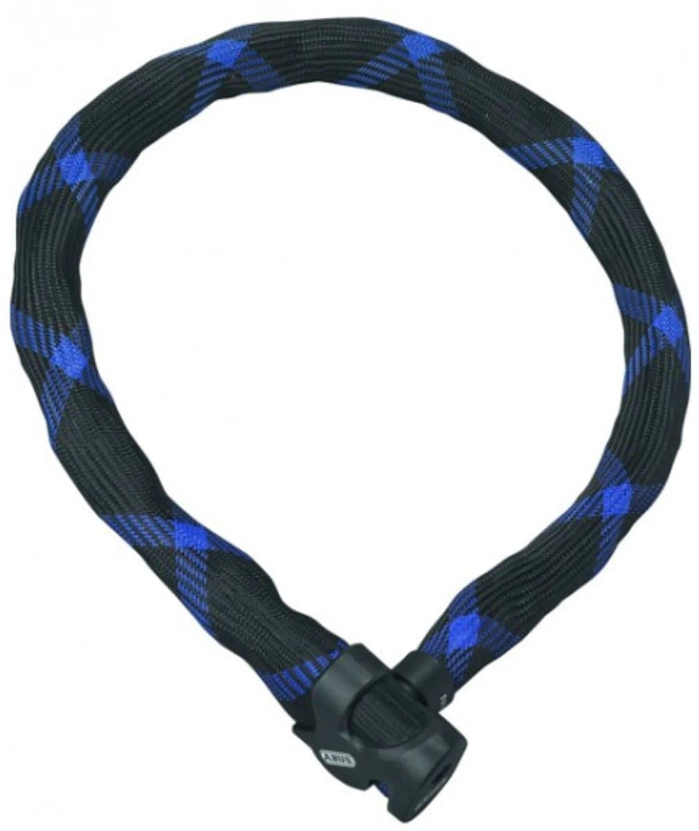ABUS Ivera 7210/110 Kettingslot - 110 cm - Zwart/ Blauw - afbeelding 1