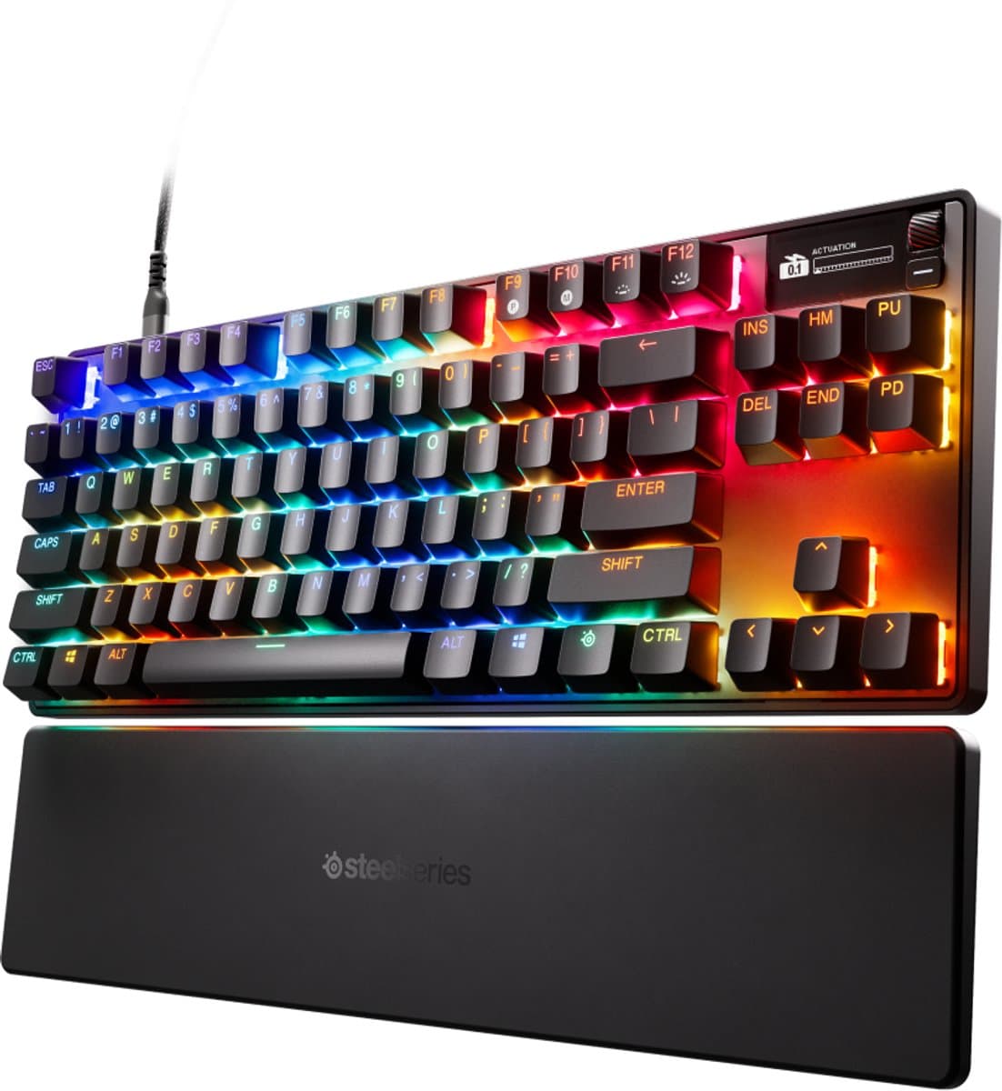 SteelSeries Apex Pro TKL Gen 3 - Mechanisch Gaming Keyboard - US Qwerty - Rapid Trigger, Rapid Tap, Protection Mode
