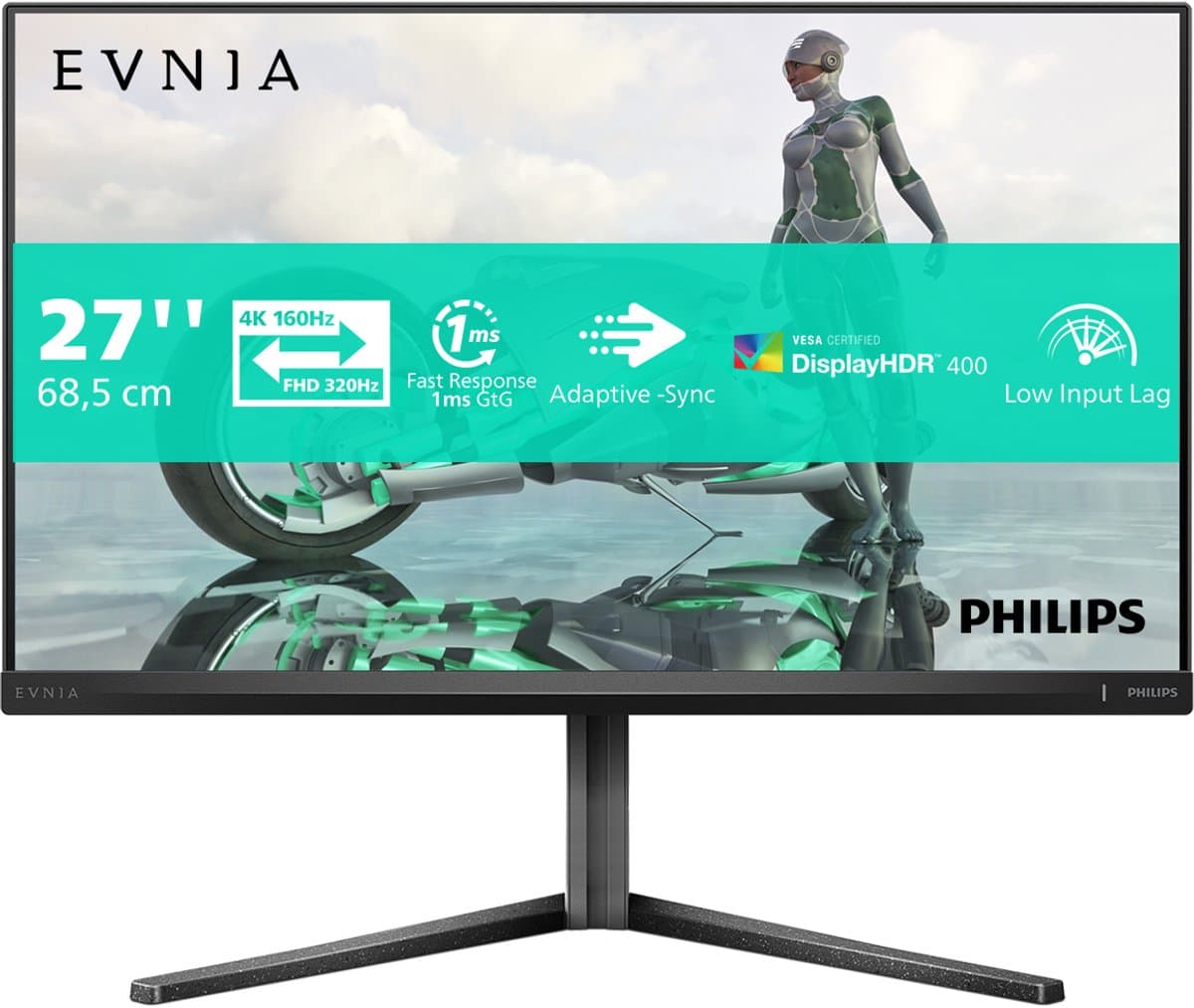 Philips Evnia 27M2N3800A - Dual Mode 4K gaming monitor