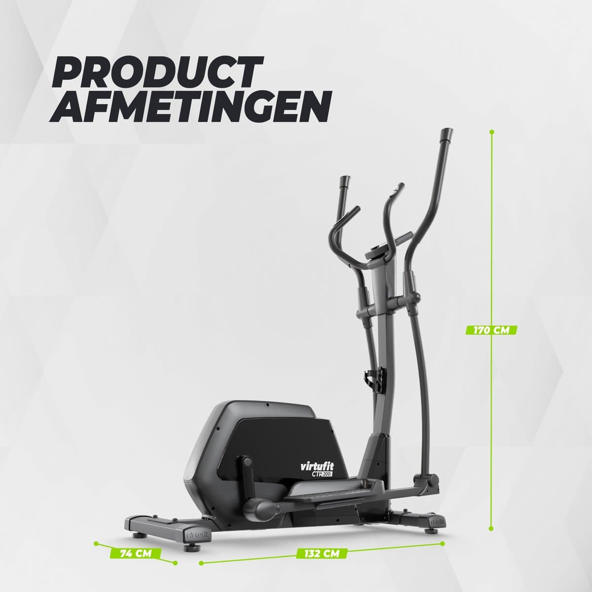 VirtuFit CTR200i met hartslagfunctie en 32 niveaus