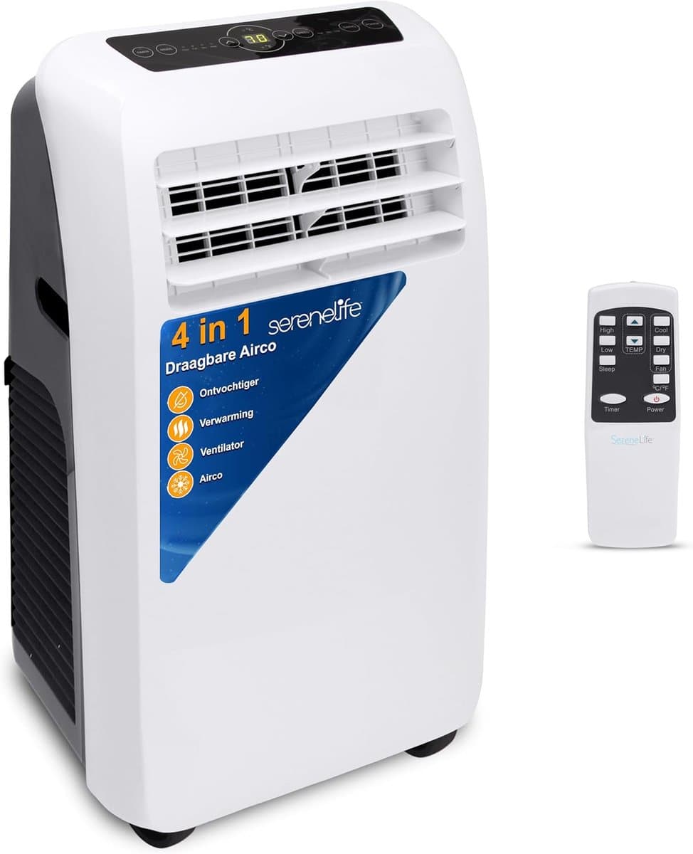 Mobiele airco draagbaar airconditioner met ontvochtiger afstandsbediening 9000 BTU