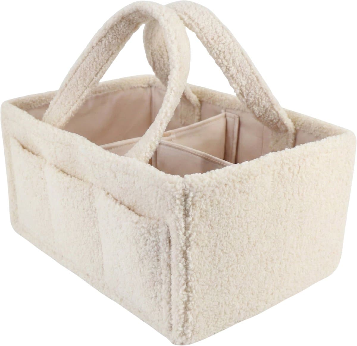 Teddy Luiertas Beige - Luiertas - Kraamcadeau - Teddy Tas - Baby Organizer - Teddy - Opbergmand - Verzorgingstas