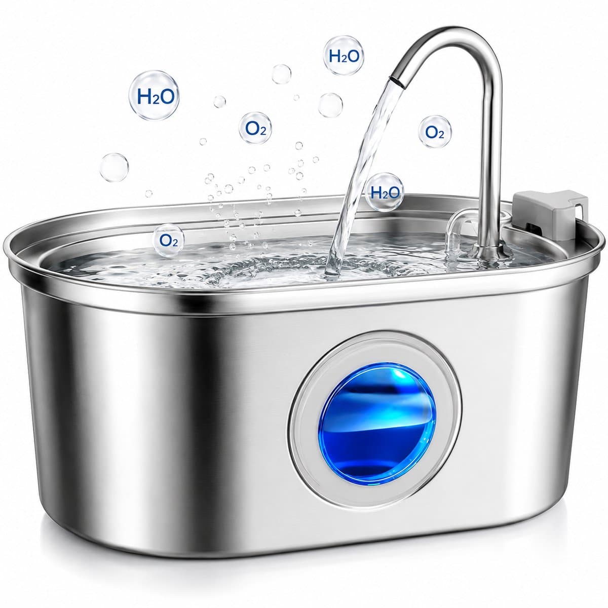 BOTC Drinkfontein 3,2 liter RVS met LED