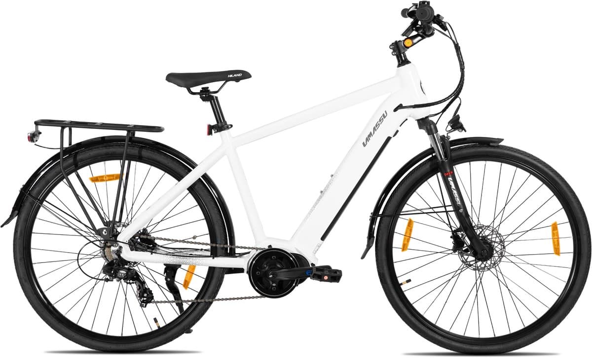 HILAND Allanton Elektrische Mountainbike 27,5 inch – E-MTB Unisex met Hydraulische Schijfremmen – 250W Motor – 36V 10.4Ah Accu – 7 Versnellingen