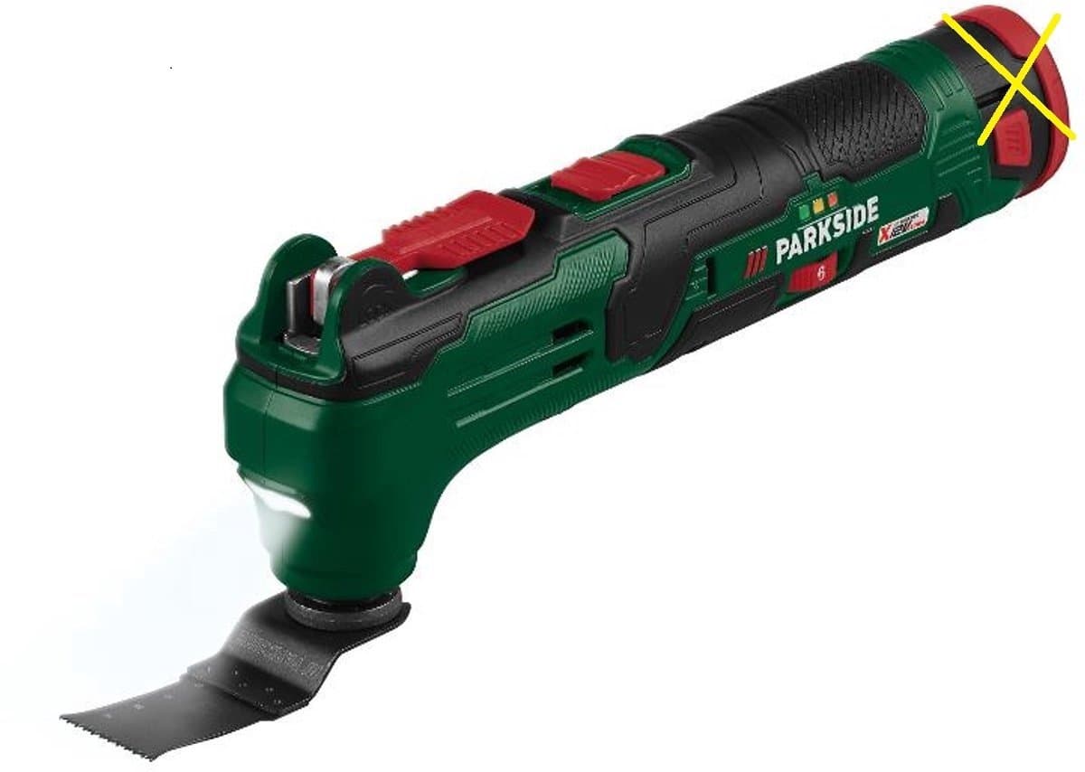 Parkside 12V Multitool: oscillatietool zonder accu
