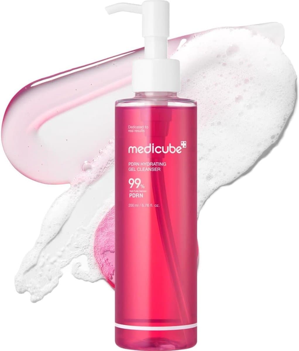 Medicube - PDRN Jelly to Foam Cleanser | Lage pH Hydraterende Dagelijkse Gezichtsreiniger voor Alle Huidtypen | Met PDRN, Collageen & LHA - 200ml