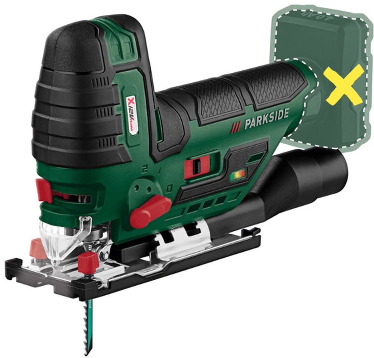 PARKSIDE 12V Accu Decoupeerzaag – Pendelslag, LED, zonder accu