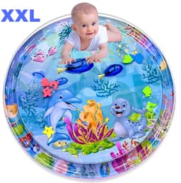 Productfoto van XXL Waterspeelmat - Met geluid - Speelmat - Opblaasbaar baby water speelmat - Speelkleed - Waterspeelgoed - Baby speelgoed 0 jaar - Kraamcadeau - Kinderspeelgoed - Tummy Time - Baby Gym