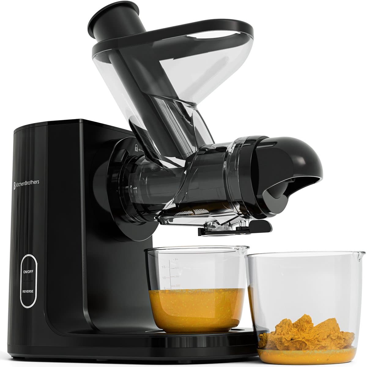 KitchenBrothers Slowjuicer - Dual Feed - 43 & 60 mm invoer