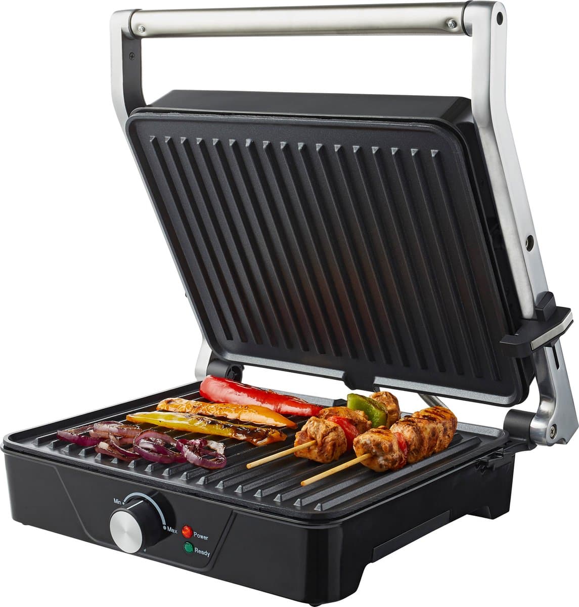 Tomado TGC4001S - XXL contactgrill - Tosti apparaat - 30 x 24 cm - Tosti ijzer - Instelbare temperatuur - Grill apparaat - PFAS vrij - 2000 watt