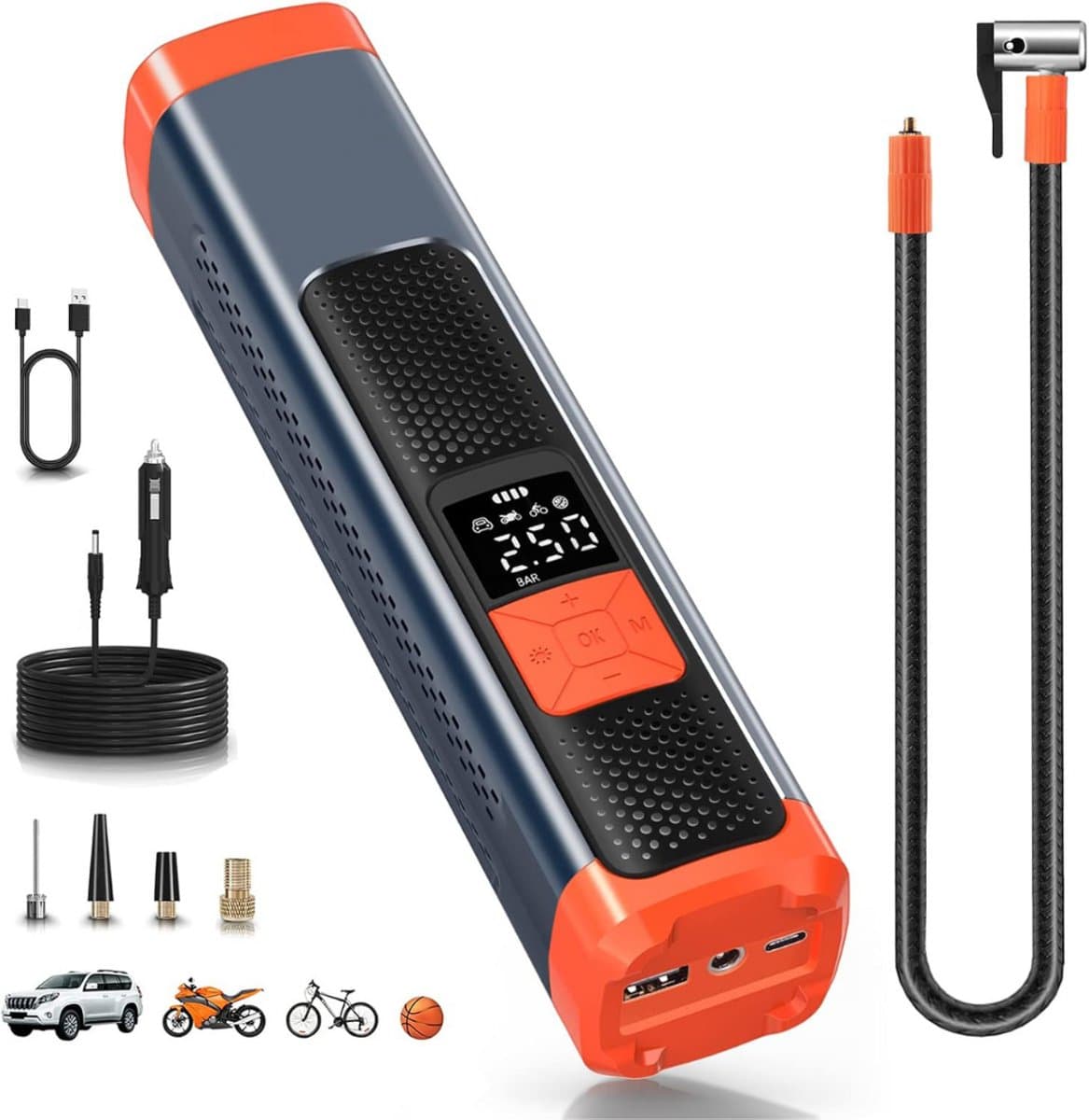 DailySupplies® Autobanden Pomp - Elektrische Fietspomp - Compressor - Luchtcompressor