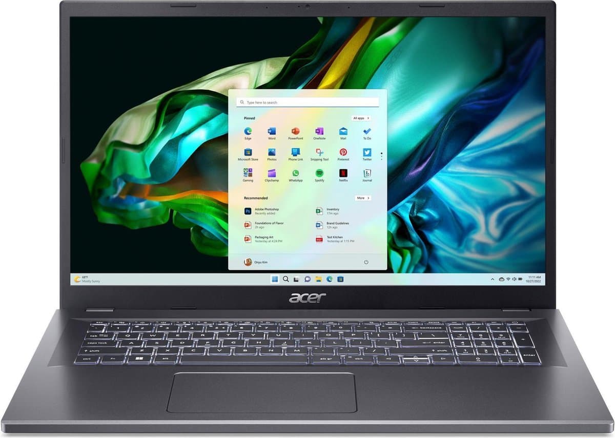 Acer Aspire 5 17 A517-58GM-54Z0 - RTX 2050- QWERTY