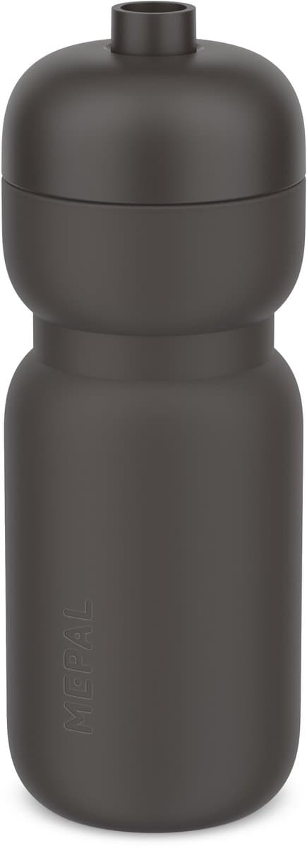 Mepal Bidon squeeze Sport - 600 ml - Knijp en drink - Lekdicht ventiel - Vaatwasmachinebestendig - Drinkflessen - Graphite black