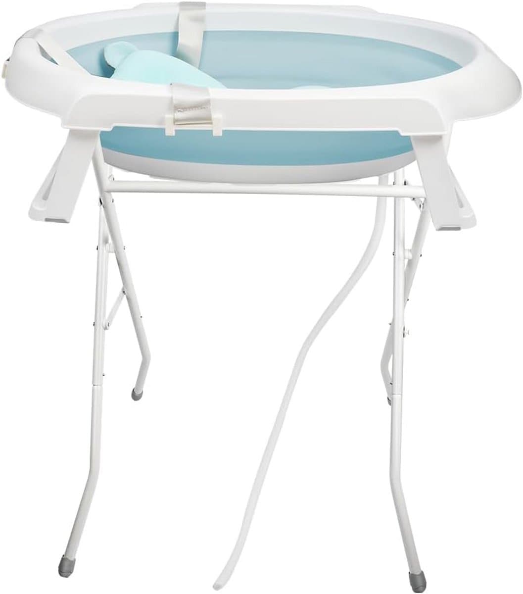 Opvouwbare Babybadkuip met Standaard en Antislip - Draagbaar en Ergonomisch - afbeelding 1
