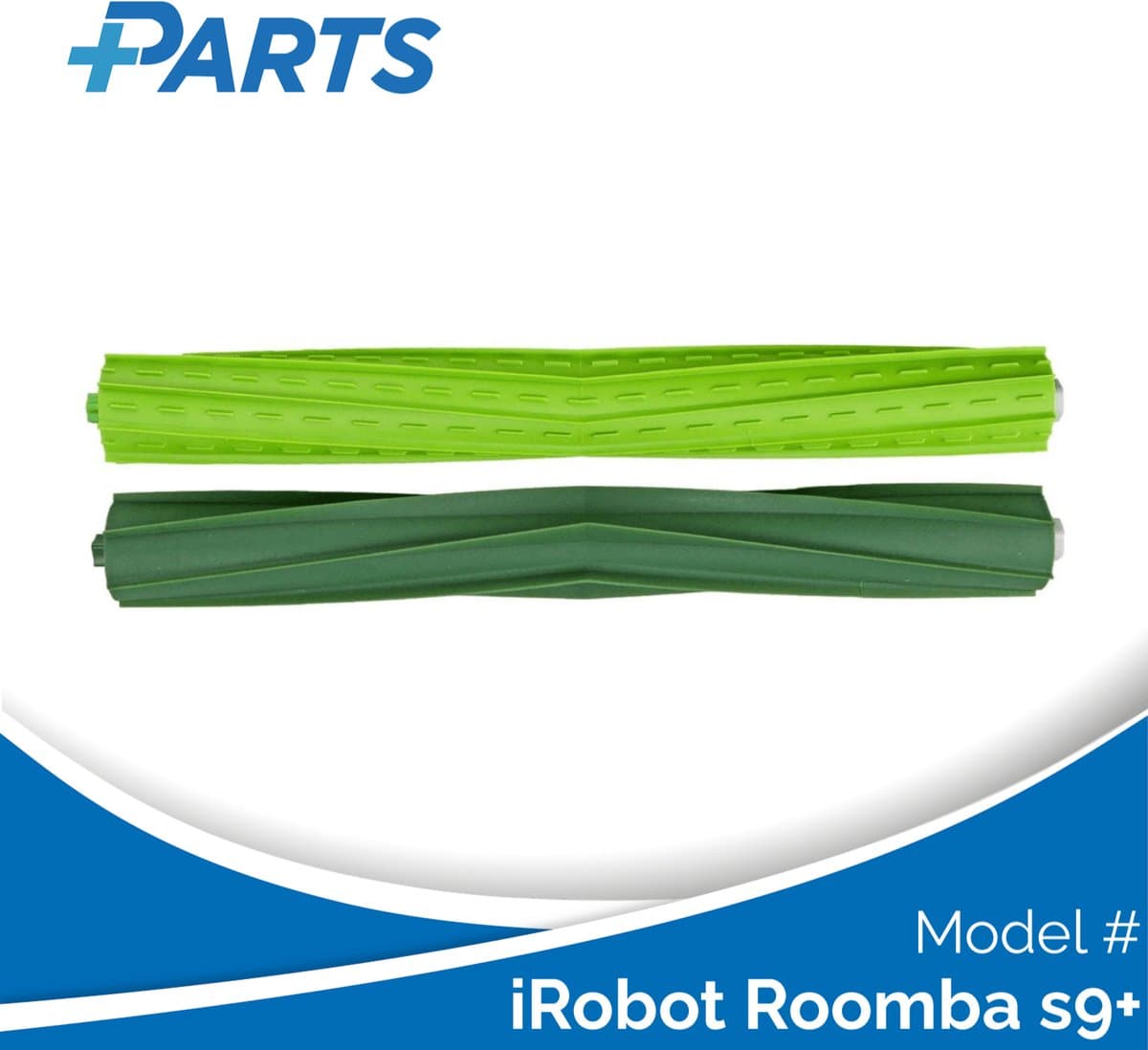 iRobot Roomba s9+ Borstels (2 Stuks, Plus.Parts® alternatief voor 4655987 )