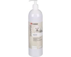 Hondenshampoo Witte Vacht – 1L – verzorgend & hydraterend – Flamingo vachtverzorging